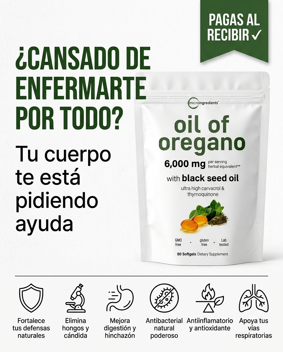 Aceite de Orégano + Comino Negro